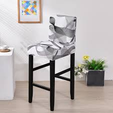( 4.4 ) stars out of 5 stars 59 ratings , based on 59 reviews Elastic Chair Cover For Bar Stool Short Back Dining Room Chair Slipcover Spandex Stretch Case For Chairs Banquet Best Discount 9c7b Goteborgsaventyrscenter