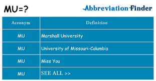 (mu) stock price, news, historical charts, analyst ratings and financial information from wsj. What Does Mu Mean Mu Definitions Abbreviation Finder