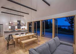 My modern white sofa from interior define (i've chatted about buying a sofa online) and my woven leather chair from wisteria (which, i was obsessed with). Modern Cabin Inspired By Danish Design On The Hood Canal Washington