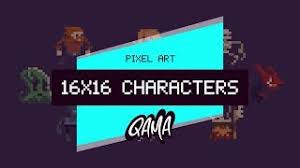 Cartoon character wallpaper, cyberpunk, video games, pixel art. 16x16 Characters Pixel Art Speed Painting Youtube