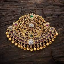 Designer Silver Temple Pendant Made Of Pure 92 5 Silver Plated With Gold Polish And Studde Silver Jewellery Indian Gold Pendant Jewelry Silver Jewelry Pendant
