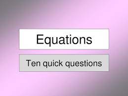 Maths Ks2 Ks3 Ks4 Algebra Simple Equations Three Quick Quizzes On Powerpoint Teaching Resources Algebra Resources Equations Algebra