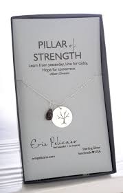 Strength Necklace Gift For Her Strength Jewelry Inspirational Etsy Strength Jewelry Tree Of Life Jewelry Gift Necklace