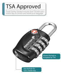 If it doesn't, ensure that . Tsa Approved Luggage Locks Fosmon 2 Pack 4 Digit Combination Padlock Codes Alloy Body For Travel Bag Suit Case Lockers Gym Bike Locks Or Other Amazon Com Au Electronics