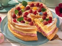 Brandteig Torte Mit Himbeeren Rezept Kuchen Und Torten Rezepte Brandteig Brandteig Rezept