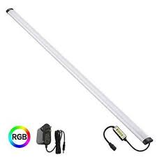 Laifuni Dimmable Under Cabinet Lighting Rgb Led Light Bar Inline Control Lamp Multicolor Under Counter Lights For Desk