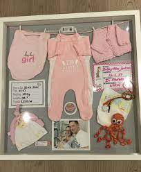 Pin By Melissa Smith On Diy And Crafts Baby Memories Baby Shadow Box Newborn Shadow Box