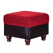 Hocker Mosambik Kunstleder Schwarz Webstoff Dunkelrot Home24 Hocker Design Hocker Sessel Mit Hocker
