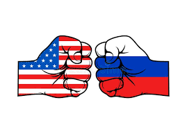 Second round of euro 2020 group fixtures gets underway as finland and russia will help get the second round of group matches underway at euro. Punos De Estados Unidos Y Rusia Estados Unidos Vs Rusia Ilustracion Del Vector Ilustracion De America Desacuerdo 169862413
