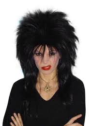 Entdecke jetzt unsere halloween kostüme schon ab 7,99 €. Black 80 S Elvira Wig Spiky Layered Party Costume Halloween Mullet Disguises Costumes Hire Sales
