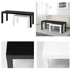 How to assemble ikeas lack table in about 5 minutes. Ikea Lack Nest Of Two Coffee Table Side Table Set Of 2 Tables Black And White Shopee Malaysia