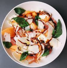 Lfeycooking On Instagram Salade De Melon Jambon De Parme Mozzarella Parmesan Basilic Creme Balsamique Huile D Olive Sel Poivre In 2020