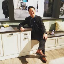 Dark blue kitchen cabinets look clean and handsome. Danny Seo S Top Kitchen Design Trends For 2016 Decorating Lonny