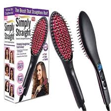 However, if that sleek look is your mo, you probably won't achieve the same level of straightening from a brush. Simply Straight Ceramic Brush Hair Straightener Konga Online Shopping