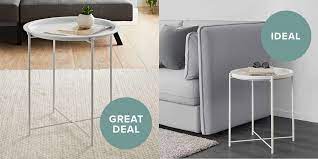 Dressing tables are a great addition to any room to help keep them neat and tidy. Bag A Bargain B M Tables At 10 Each They Re Even Cheaper Than Ikea
