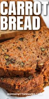 Carrot Bread Is A Sweet And Delicious Quick Bread Filled With Carrots Spice And Everything Nice Carrot Bread Carrot Bread Recipe Healthy Sweet Bread