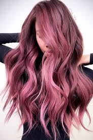 For those with dark hair or olive skin, you really have a huge range of colors at your disposal! 47 Breathtaking Rose Gold Hair Ideas You Will Fall In Love With Instantly Hair Styles Cool Hairstyles Long Hair Styles