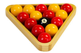 Here's how to rack the pool balls tightly: Wooden Triangle For 2 Inch Pool Balls Liberty Games