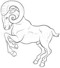 How To Draw A Ram, Step By Step, Drawing Guide, By Dawn - Dragoart