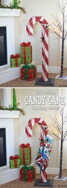 Candy cane stocking holders ✅. 30 Diy Stocking Holders For Christmas Decoration Hative