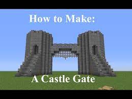 Dec 26, 2020 · check out the video for an easy redstone castle doorif you have an even better design i will link your door here, drop a comment. Minecraft How To Build A Castle Gate Fast And Easy Youtube