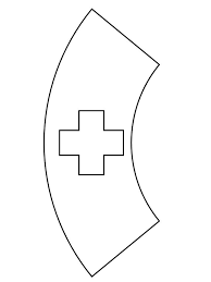 Printable Nurse Hat Template Nurse10 People Coloring Pages Coloring Book Hat Template Coloring Pages For Kids Coloring Pages