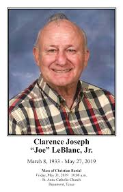 Clarence Joseph “Joe” LeBlanc, Jr.