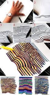 3 Boyutlu El Seklini Kolayca Cizme Nazarca Com Sanat Ve Elisleri Sanat Cocuklar Cizim
