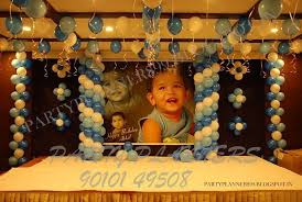 1st Birthday Balloon Decoration Ideas For Boy Birthday Party Birthday Party Decorations Birthday Decorations In Baby Birthday Party Decorations Boy Birthday Party Invitations Birthday Balloon Decorations