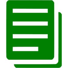 Green text file 4 icon - Free green file icons