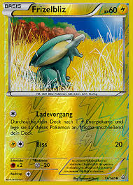 Frizelbliz rennt so schnell, dass das menschliche auge es nicht wahrnehmen kann. Frizelbliz Protoschock Boosterserien Einzelkarten Pokemon Mawo Cards