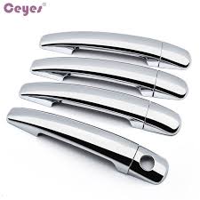 Ceyes Aksesuarlari Araba Styling Krom Trim Kapi Kolu Icin Cikartmalar Durumda Kapaklari Door Handles Peugeot Car Covers