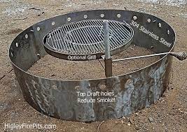 Stainless Steel Fire Pit Liner With Top Draft Holes Less Smoke We Can Make This Fire Pit 12 Or Stainless Steel Fire Pit Fire Pit Liner Steel Fire Pit Ring
