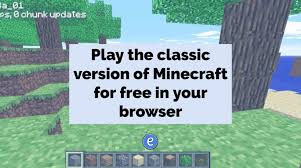 Play with a deck of cards, on your computer or with an app on your mobile device. Play The Classic Version Of Minecraft For Free In Your Browser Eduk8me