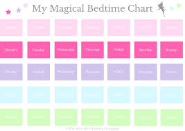 the sleep fairy reward chart kids bedtime chart