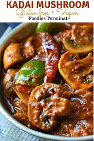Make This Easy Indian Kadai Mushroom With My Homemade Kadai Masala Powder Button Mush Mushroom Recipes Indian Indian Food Recipes Vegetarian Stuffed Mushrooms