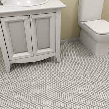 Somertile 10 25x11 88 Inch Victorian Hex Matte White Porcelain Mosaic Floor And Wall Tile Overstock 5784557