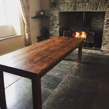 8 foot farm table handmade dining table with 2 benches splinterandnails $ 850.00. Pin On Tables