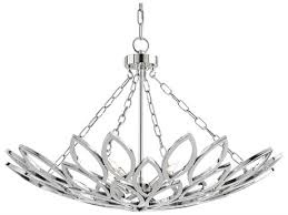 Currey Company Brushed Nickel 4 Light 31 Wide Pendant 9000 0543