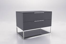Shop modern nightstands at lumens.com. Bowery Dark Gull Gray Contemporary Nightstands Modern Nightstands