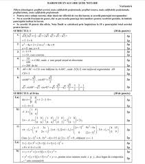 Baremul este ascuns, pentru a te lasa să rezolvi subiectul fără ajutor. Barem Bacalaureat 2020 MatematicÄƒ Cum Se RezolvÄƒ Subiectele Antena 1