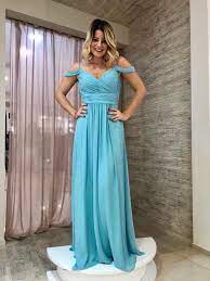 Scegli tra la selezione di abiti da damigella lunghi, disponibili in una varietà di colori e modelli. Abiti Da Sera Verde Tiffany