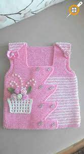 Bebek Yelegi Susleme Teknikleri Bebekler Icin Orgu Yelek Suslemeleri Baby Knitting Patterns Bebek Yelek Orgu