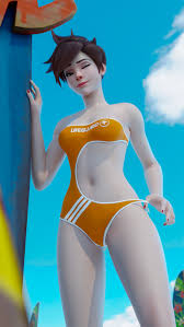 Overwatch Game Hentai - One-piece Swimsuit, Tracer. - Valorant Porn Gallery