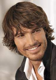 Boutique Last Long Fluffy Medium 100 Human Hair Capless Wig For Fashion Men Mens Hairstyles Medium Long Hair Styles Thick Hair Styles