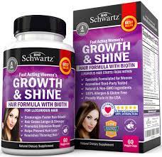 While a few cases of biotin deficiency has resulted in hair loss, there isn't enough research to support that it helps with hair growth. Biotin Hair Growth Supplement With Folic Acid Fast Acting Hair Growth Support For Women Promotes Intensive Repair Gluten Free Non Gmo Vegetarian 60 Capsules Buy Online In Maldives