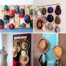 A mahjong or card deck style of a hat rack. 23 Unique Hat Storage Ideas Hat Rack And Organizer Ideas