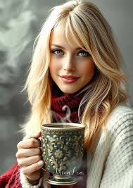 Chocolate Coffee Tea and flowers