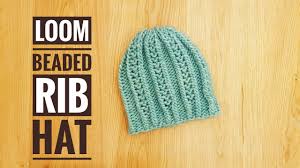 Maybe you would like to learn more about one of these? How To Loom Knit A Beaded Rib Stitch Hat Diy Tutorial Youtube