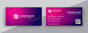 .ai,.psd,.eps format a business card can make a lasting impression. Modern Business Card Design Double Sided Business Card Design Template Red Business Card Inspiration Stock Illustration Illustration Of Element Mobile 166016863
